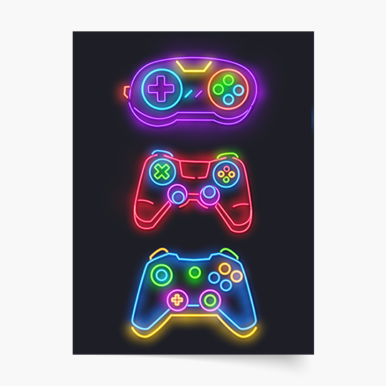 Plakat, Gaming: Pads, 20x30
