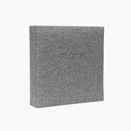 Album na zdjęcia tkanina szara 200 zdjęć, 10x15 cm